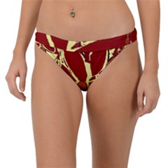 Flowery Fire Band Bikini Bottom by Janetaudreywilson