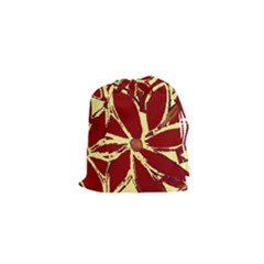 Flowery Fire Drawstring Pouch (xs) by Janetaudreywilson