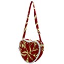 Flowery Fire Heart Shoulder Bag View1