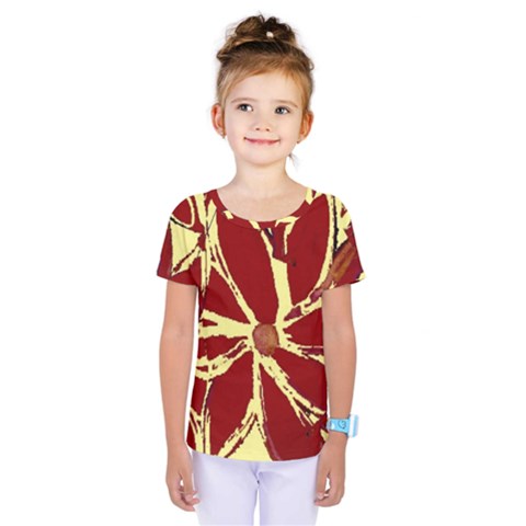 Flowery Fire Kids  One Piece Tee by Janetaudreywilson