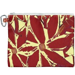 Flowery Fire Canvas Cosmetic Bag (xxxl) by Janetaudreywilson