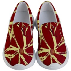 Flowery Fire Kids Lightweight Slip Ons by Janetaudreywilson