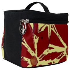 Flowery Fire Make Up Travel Bag (big) by Janetaudreywilson