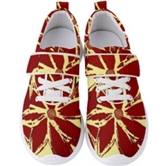 Flowery Fire Men s Velcro Strap Shoes by Janetaudreywilson