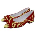 Flowery Fire Women s Bow Heels View2