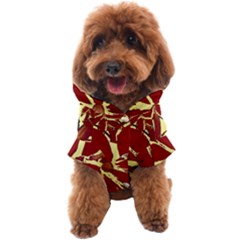 Flowery Fire Dog Coat