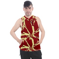 Flowery Fire Men s Sleeveless Hoodie