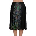 Galaxy Space Velvet Flared Midi Skirt View2