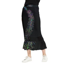 Galaxy Space Maxi Fishtail Chiffon Skirt by Sabelacarlos