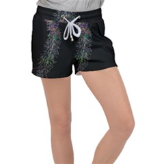 Galaxy Space Velour Lounge Shorts by Sabelacarlos