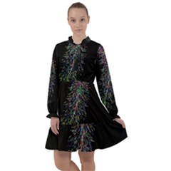 Galaxy Space All Frills Chiffon Dress by Sabelacarlos