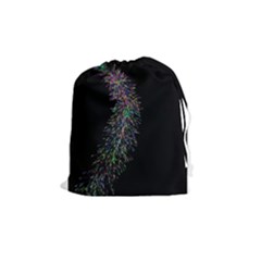 Galaxy Space Drawstring Pouch (medium) by Sabelacarlos