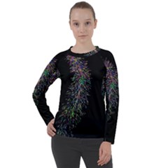 Galaxy Space Women s Long Sleeve Raglan Tee