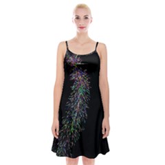 Galaxy Space Spaghetti Strap Velvet Dress