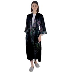 Galaxy Space Maxi Satin Kimono