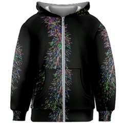 Galaxy Space Kids  Zipper Hoodie Without Drawstring