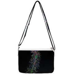 Galaxy Space Double Gusset Crossbody Bag by Sabelacarlos