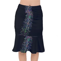 Galaxy Space Short Mermaid Skirt by Sabelacarlos