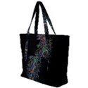 Galaxy Space Zip Up Canvas Bag View1