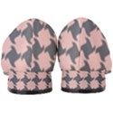 Retro Pink And Grey Pattern Women s Low Heels View4