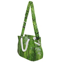 In The Forest The Fullness Of Spring, Green, Rope Handles Shoulder Strap Bag