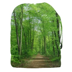 In The Forest The Fullness Of Spring, Green, Drawstring Pouch (3xl) by MartinsMysteriousPhotographerShop