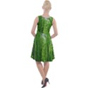 In the forest the fullness of spring, green, Knee Length Skater Dress View2