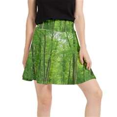 In The Forest The Fullness Of Spring, Green, Waistband Skirt by MartinsMysteriousPhotographerShop