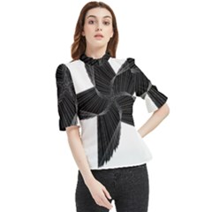 1561332777124 Copy 3072x4731 1 Frill Neck Blouse