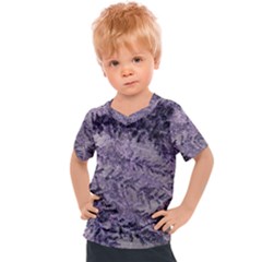 Flowers Branches Purple Kids  Sports Tee