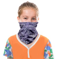 Flowers Branches Purple Face Covering Bandana (kids)