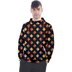 Geometric Diamond Tile Men s Pullover Hoodie