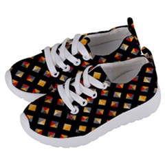 Geometric Diamond Tile Kids  Lightweight Sports Shoes by tmsartbazaar