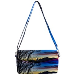 Sunset Landscape Scene, San Juan Province, Argentina003 Removable Strap Clutch Bag by dflcprintsclothing