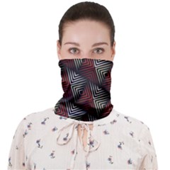 Abstract Zigzag Motif Face Covering Bandana (adult)