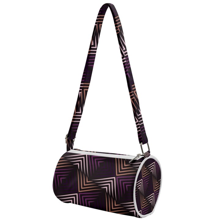 Zigzag Motif Design Mini Cylinder Bag