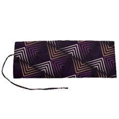 Zigzag Motif Design Roll Up Canvas Pencil Holder (s) by tmsartbazaar