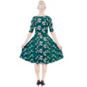 Cherry Blossom Forest Of Peace And Love Sakura Quarter Sleeve A-Line Dress View2