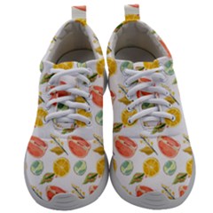 Citrus Gouache Pattern Mens Athletic Shoes by EvgeniaEsenina