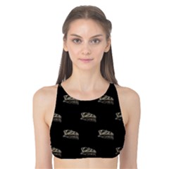 Dinosaur Skeleton Head Motif Pattern Tank Bikini Top by dflcprintsclothing