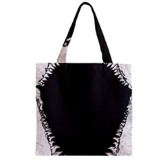 Shark Jaws Zipper Grocery Tote Bag