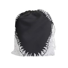 Shark Jaws Drawstring Pouch (xl)