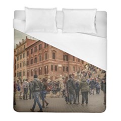 Piazza Di Spagna, Rome Italy Duvet Cover (full/ Double Size) by dflcprintsclothing