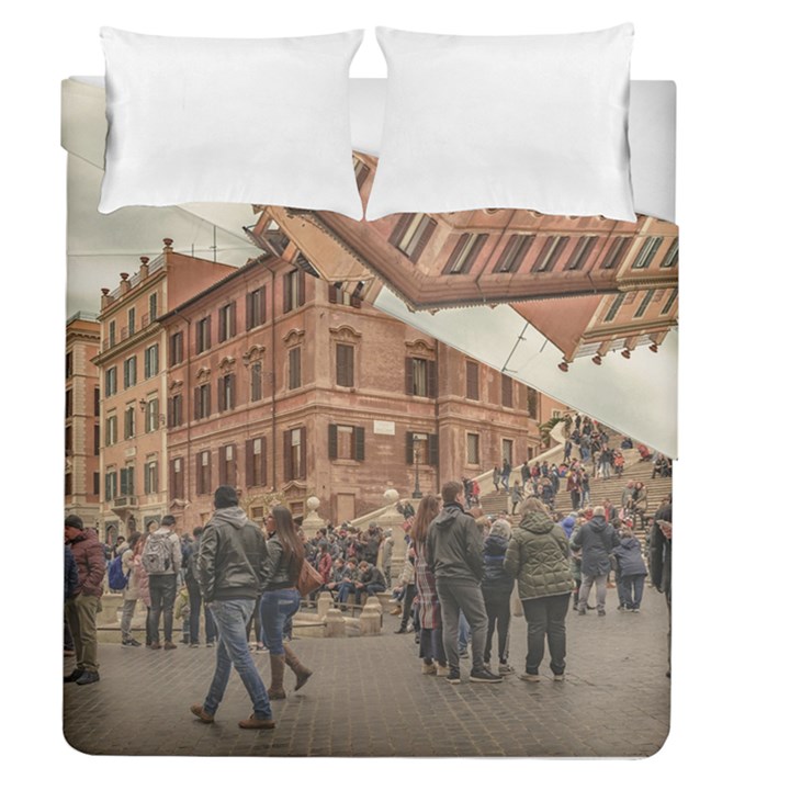 Piazza Di Spagna, Rome Italy Duvet Cover Double Side (Queen Size)