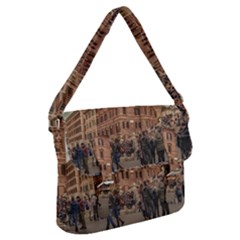 Piazza Di Spagna, Rome Italy Buckle Messenger Bag by dflcprintsclothing