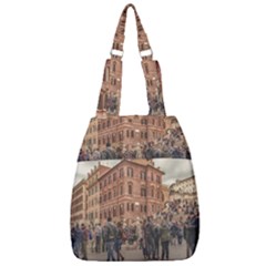 Piazza Di Spagna, Rome Italy Center Zip Backpack by dflcprintsclothing