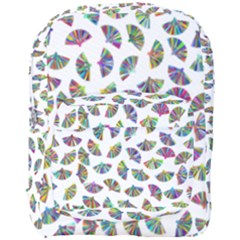 Folding Fan Background Wallpaper Full Print Backpack