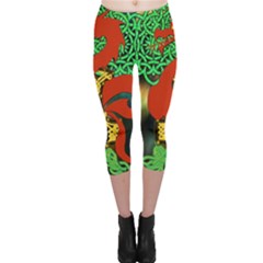 Ragnarok Dragon Monster Capri Leggings 