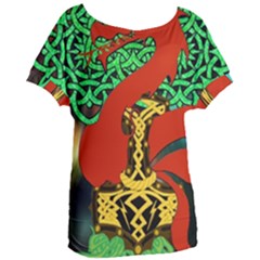 Ragnarok Dragon Monster Women s Oversized Tee