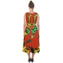 Ragnarok Dragon Monster Midi Tie-Back Chiffon Dress View2